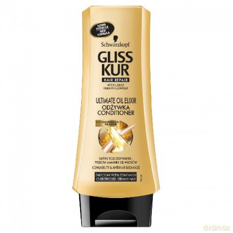 Schwarzkopf Gliss Kur Ultimate Oil Elixir Odżywka ułatwiająca rozczesywanie 200 ml