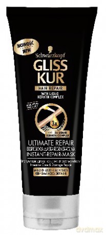 Schwarzkopf Gliss Kur Ultimate Repair ekspresowa maseczka regeneracyjna 200 ml
