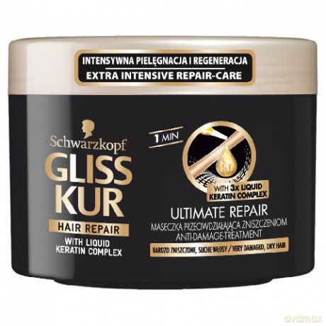 Schwarzkopf Gliss Kur Ultimate Repair Maska odbudowująca 200 ml