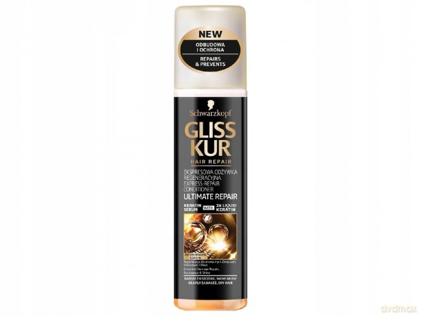 Schwarzkopf Gliss Kur Ultimate Repair Odżywka ekspresowa w sprayu do włosów suchych i zniszczonych 200 ml
