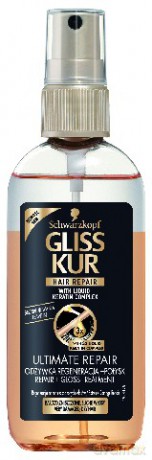 Schwarzkopf Gliss Kur Ultimate Repair Odżywka w spray do włosów suchych i zniszczonych 100 ml