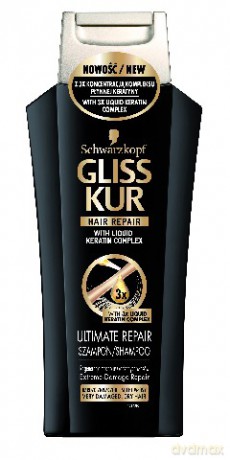Schwarzkopf Gliss Kur Ultimate Repair Szampon włosów suchych i zniszczonych 250 ml