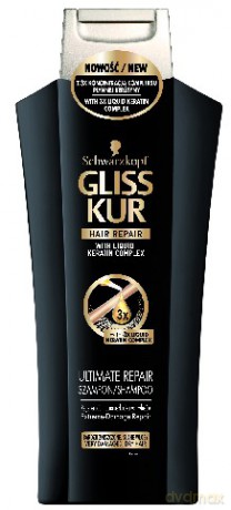 Schwarzkopf Gliss Kur Ultimate Repair Szampon włosów suchych i zniszczonych 400 ml