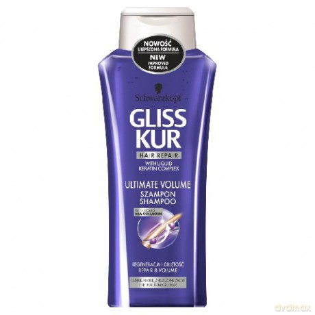 Schwarzkopf Gliss Kur Ultimate Volume Szampon do włosów regenerujący i nadający objętość 400 ml
