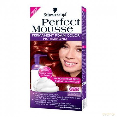 Schwarzkopf Perfect mousse 688 czerwień bordeaux