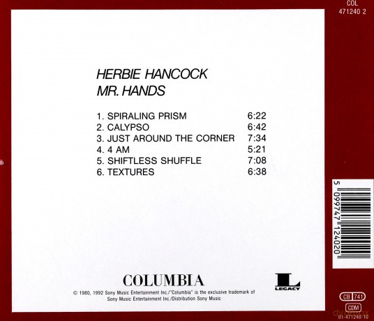 Herbie Hancock: MR. HANDS [CD]