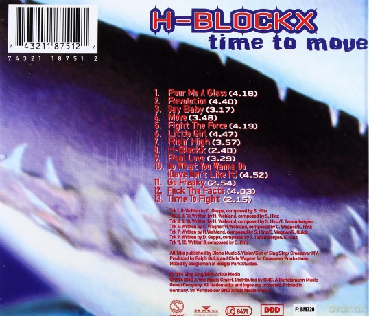 H-Blockx: Time To Move [CD]