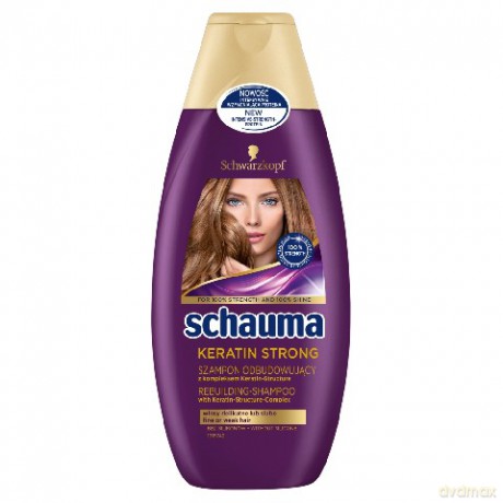 Schwarzkopf Schauma Szampon do włosów Keratin Strong 400 ml