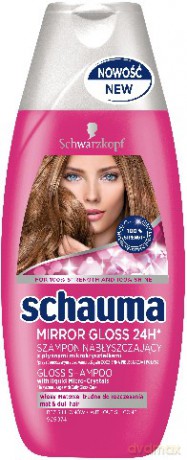 Schwarzkopf Schauma Szampon do włosów Mirror Gloss 24H nabłyszczający 250 ml