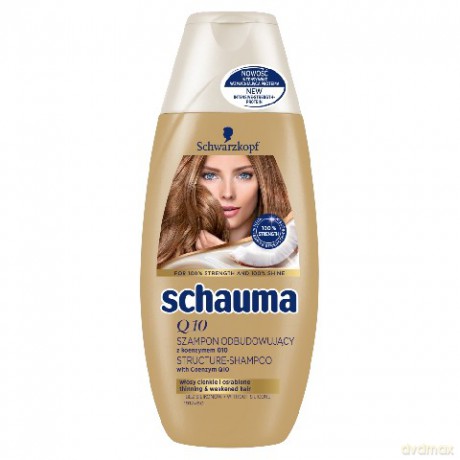 Schwarzkopf Schauma Szampon do włosów Odbudowujący Q10 250 ml