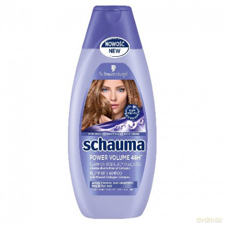 Schwarzkopf Schauma Szampon do włosów Power Volume 48H 400 ml