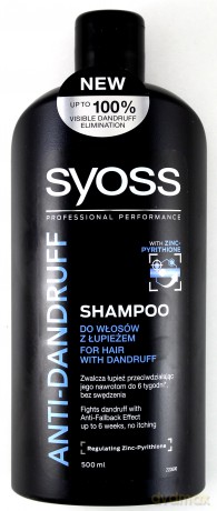 Schwarzkopf Syoss Antidandruff Szampon do włosów przeciwłupieżowy 500 ml