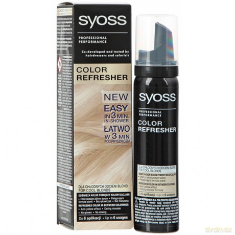 Schwarzkopf Syoss Color Refresher Pianka odświeżająca kolor do włosów blond 75 ml
