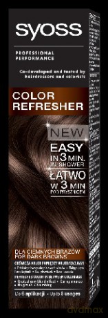 Schwarzkopf Syoss Color Refresher Pianka odświeżająca kolor do włosów ciemno brązowych 75 ml