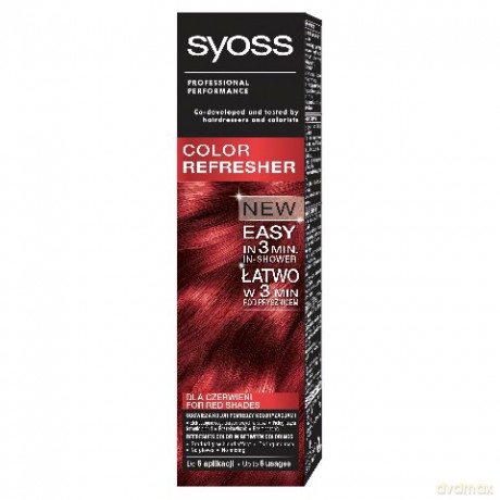 Schwarzkopf Syoss Color Refresher Pianka odświeżająca kolor do włosów w czerwonym odcieniu 75 ml