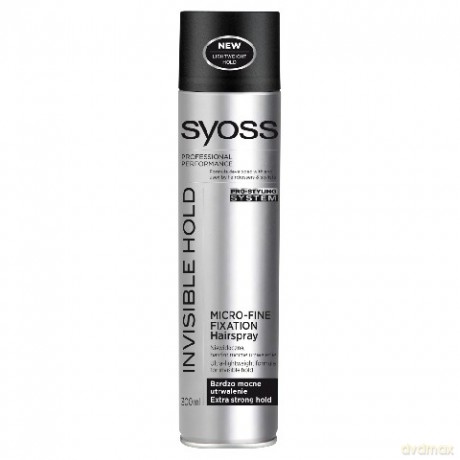 Schwarzkopf Syoss Invisible Hold Lakier do włosów ekstremalnie mocny 300 ml