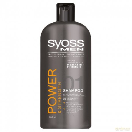 Schwarzkopf Syoss Power Szampon dla mężczyzn do włosów normalnych 500 ml