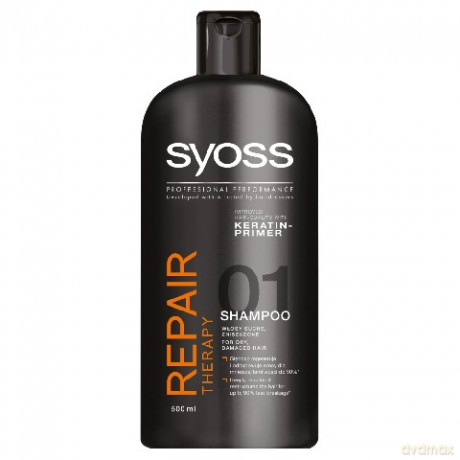 Schwarzkopf Syoss Repair Therapy Szampon do włosów suchych i zniszczonych 500 ml