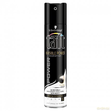 Schwarzkopf Taft Invisible Power Lakier do włosów mega mocny 250 ml