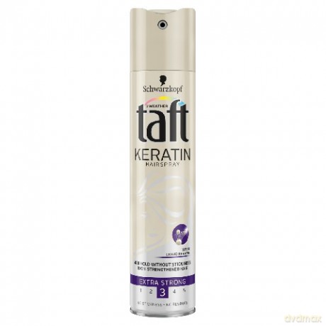 Schwarzkopf Taft Keratin Complete Lakier do włosów extra mocny 250 ml