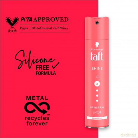 Schwarzkopf Taft Shine Lakier do włosów ultra mocny 250 ml