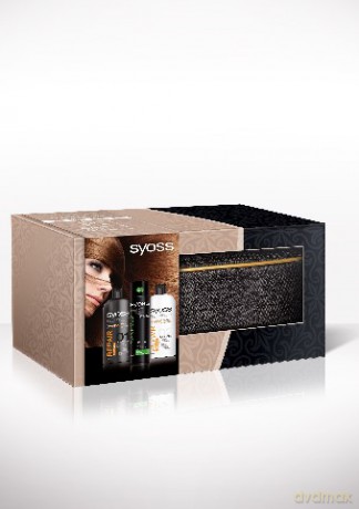 Syoss Zestaw prezentowy Repair (szampon do włosów 500 ml + odżywka 500 ml + lakier Max Hold 300 ml)