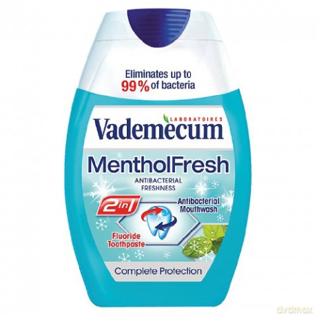 Vademecum 2w1 Menthol Fresh Pasta do zębów 75 ml