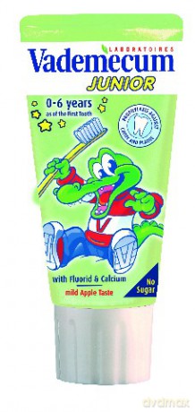 Vademecum Junior Pasta do zębów dla dzieci 0-6 Jabłko 50 ml