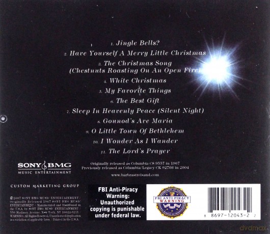 Barbra Streisand: A Christmas Album [CD]