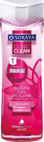 Soraya Clinic Clean Płyn micelarny do cery wrażliwej 400 ml