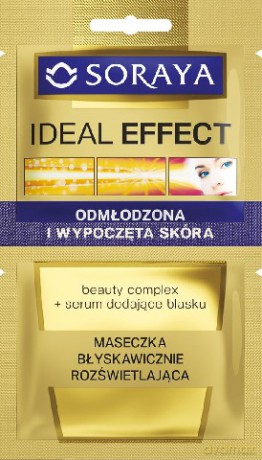 Soraya Ideal Effect Maseczka rozświetlająca saszetka 10 ml (2 x 5 ml)