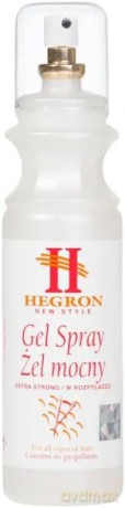 Hegron Styling Żel spray do modelowania włosów extra mocny 300 ml