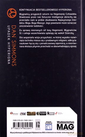 Upadek Hyperiona - Dan Simmons (twarda) [KSIĄŻKA]