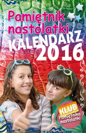 Kalendarz 2016 Pamiętnik nastolatki - Beata Andrzejczuk (twarda) [KSIĄŻKA]