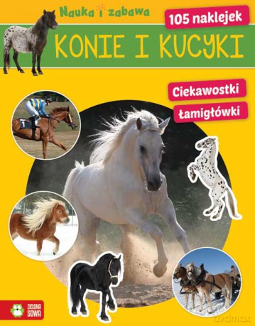 Konie i kucyki z naklejkami [KSIĄŻKA]