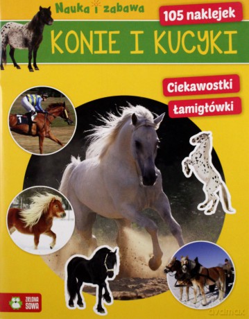 Konie i kucyki z naklejkami [KSIĄŻKA]