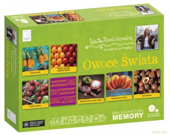 Memory. Owoce świata. Kolekcja Beaty Pawlikowskiej [GRA]