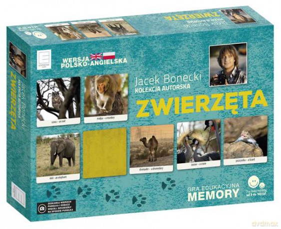 Memory. Zwierzęta. Kolekcja Jacka Boneckiego [GRA]