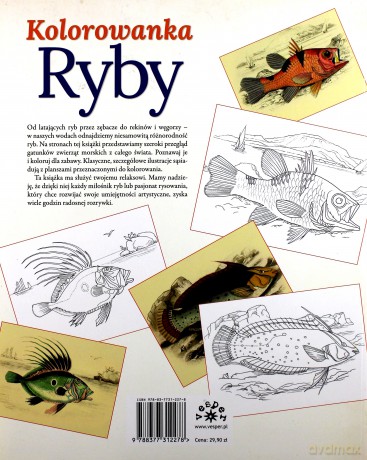 Ryby. Kolorowanki [KSIĄŻKA]