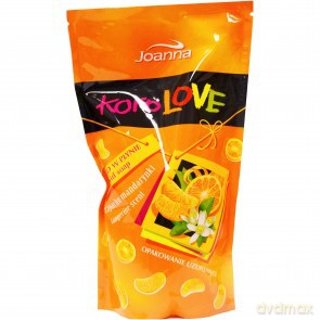 Joanna KolorLOVE Mydło w płynie o zapachu mandarynki zapas 500 ml