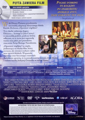 Opowieść wigilijna (2009) (Disney) (slim) [DVD]