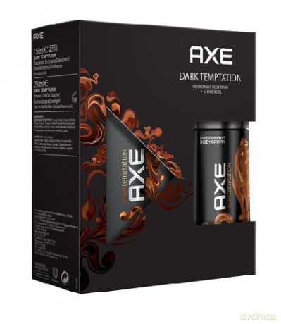 Axe Zestaw prezentowy Dark Temptation (dezodorant spray 150 ml + żel pod prysznic 250 ml)