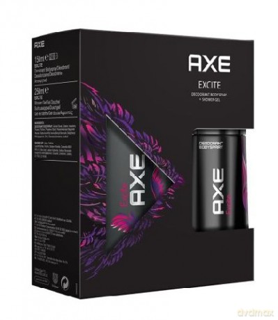 Axe Zestaw prezentowy Excite (dezodorant spray 150 ml + żel pod prysznic 250 ml)