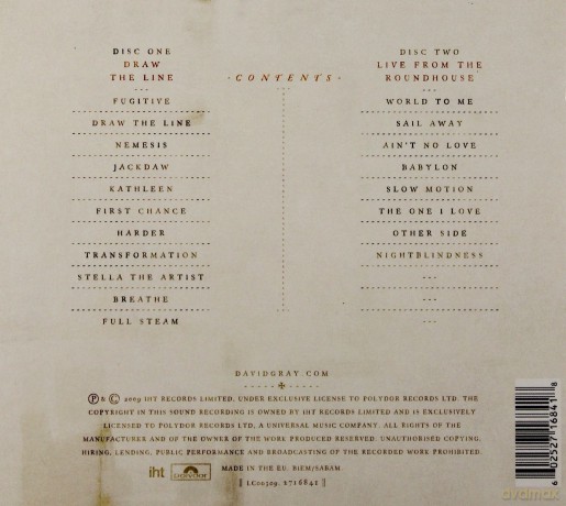 David Gray: Draw The Line Deluxe [2CD]