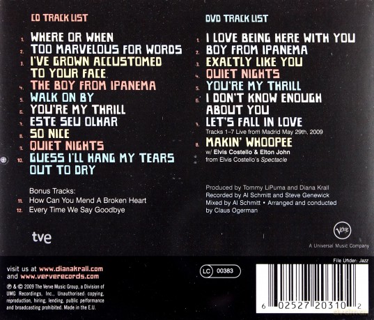 Diana Krall: Quiet Nights (Polska Cena) [CD]+[DVD]
