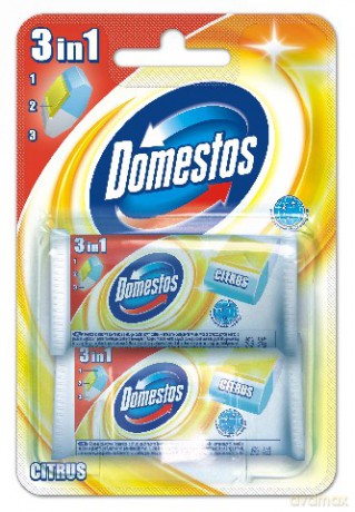 Domestos Citrus Kostka WC 3 w 1 zapas 2 szt. [CHEMIA]