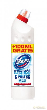 Domestos Czystość i Połysk Płyn WC czyszcząco-dezynfekujący 650 + 100 ml [CHEMIA]