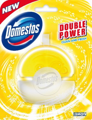 Domestos Lemon Kostka WC Podwójna Moc [CHEMIA]