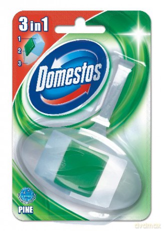 Domestos Pine Kostka WC 3 w 1 koszyk [CHEMIA]