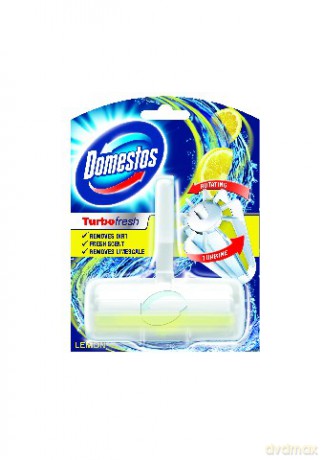 Domestos Turbo Fresh Kostka wirująca do WC Lemon 32 g [CHEMIA]